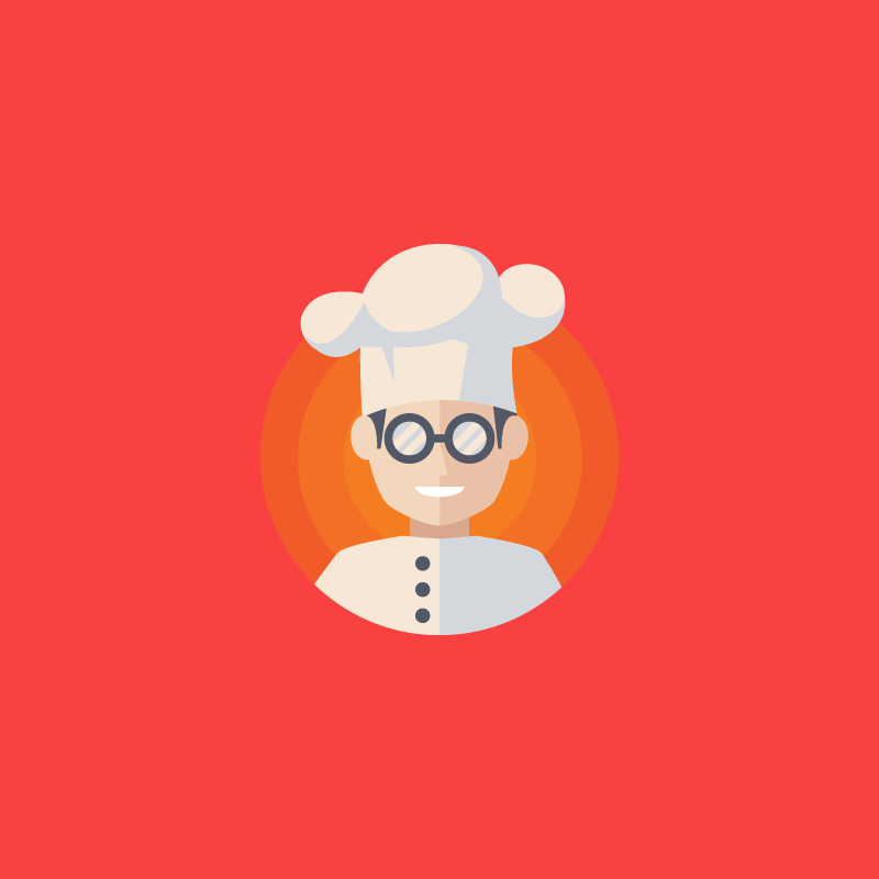 Chef Character logo design