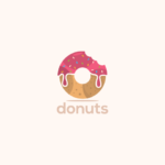 glazed donuts logo design