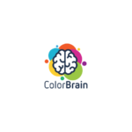 Colorful Brain logo design