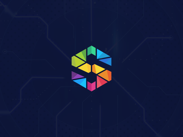 colorful S logo design