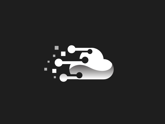 cloud tech logo design