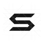 S typographic logo skydesigner
