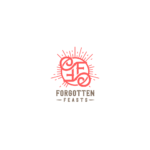 F F red logo design
