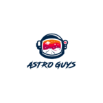 Astronaut helmet logo design