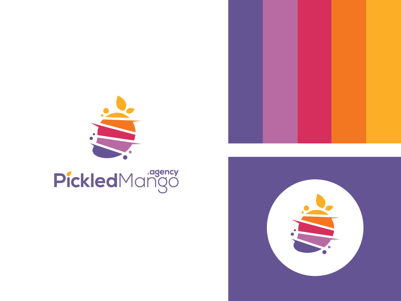 Colorful mango Logo