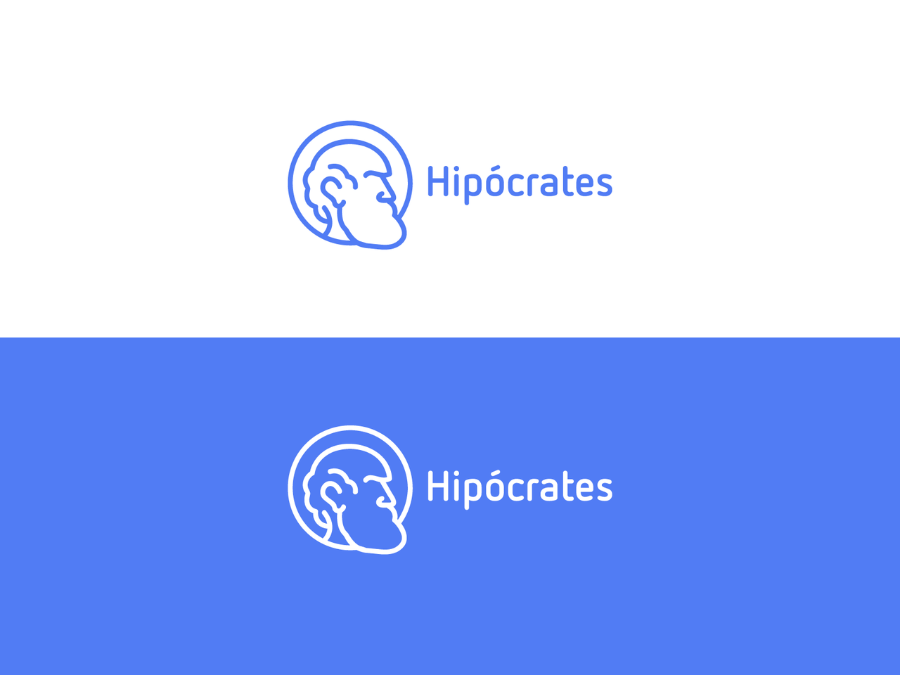 Hipocrates minimalistic logo design