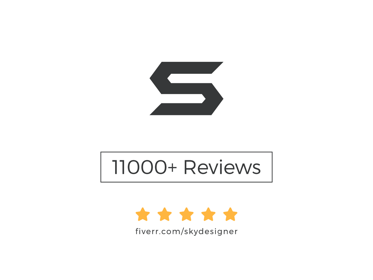 11 000 reviews on fiverr skydesigner