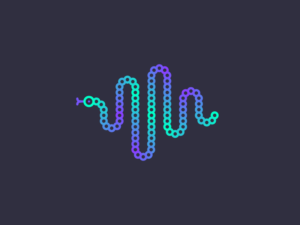 Blue Wave snake logo