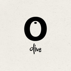 O olive logo design