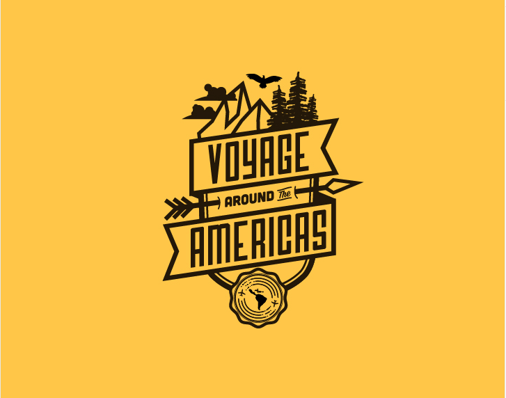 Voyage Around the Americas Logo Design
